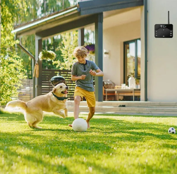 Wireless Pet Containment System 🐾 Waterproof Boundary Training Collar for Dogs