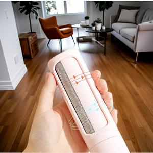 2-in-1 Reusable Pet Hair Remover Brush 🐾 Self-Cleaning Lint Roller for Dogs & Cats