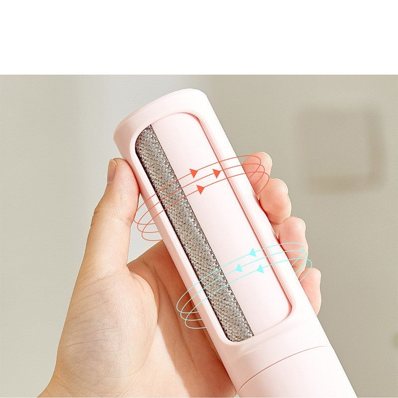 2-in-1 Reusable Pet Hair Remover Brush 🐾 Self-Cleaning Lint Roller for Dogs & Cats
