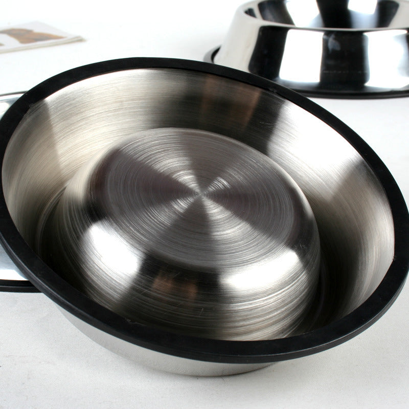 Classic Stainless Steel Pet Bowls  Durable, Non-Slip Food & Water Bowls for Dogs & Cats