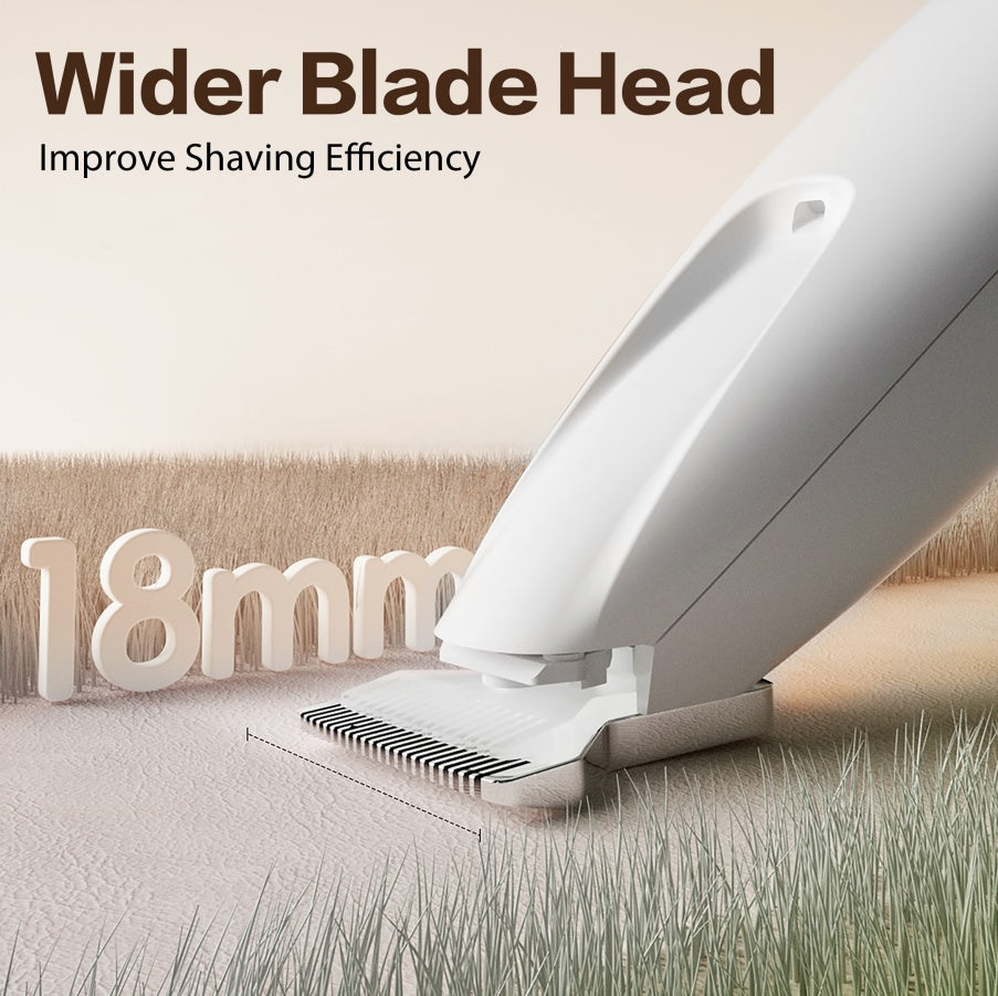 Rechargeable Pet Paw & Hair Trimmer 🐾 Waterproof, Quiet & LED Precision Grooming Tool