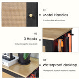 Pet Feeding Station 🐾 with Storage Locker & Dual Overhead Bowls – Anti-Tip Design