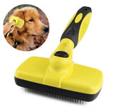 Automatic Retractable Pet Comb 🐕🐈 Self-Cleaning De-Shedding Brush for Dogs & Cats