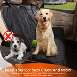 Waterproof Dog Car Seat Cover 🚗🐾 Scratchproof Rear Protector Mat with Seat Belt
