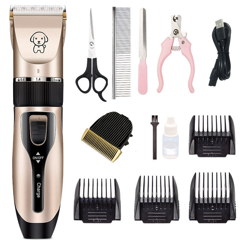 🐾 Pet Hair Clippers – Low-Noise, Rechargeable Electric Trimmer Kit for Dogs & Cats 🐶🐱