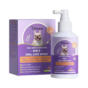 Fresh Breath Pet Dental Spray 🐾 for Dogs & Cats – Plaque & Tartar Care