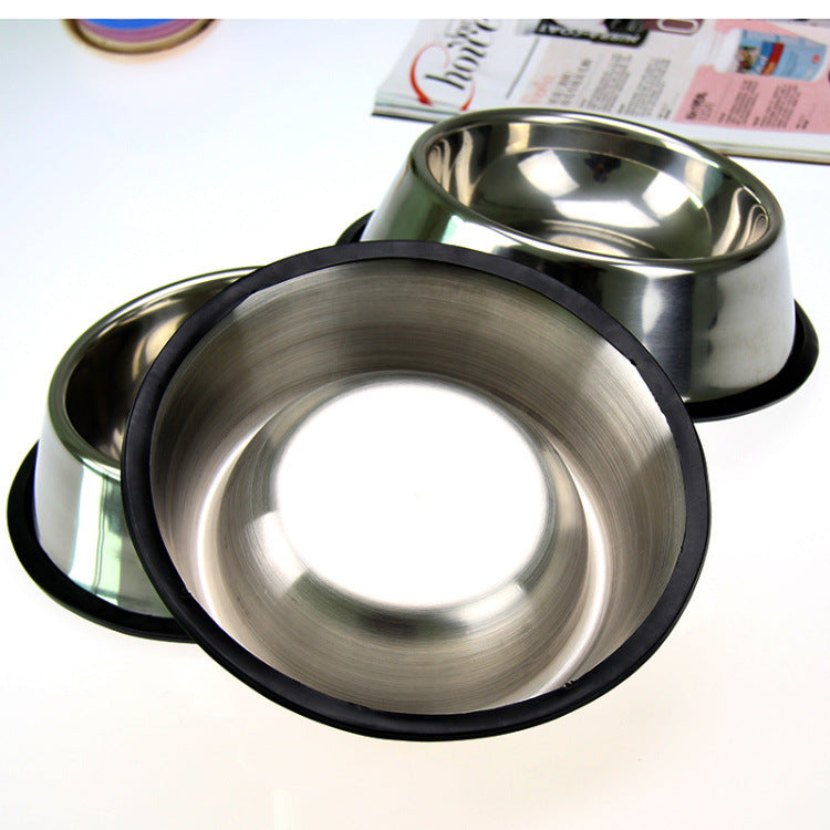 Classic Stainless Steel Pet Bowls  Durable, Non-Slip Food & Water Bowls for Dogs & Cats