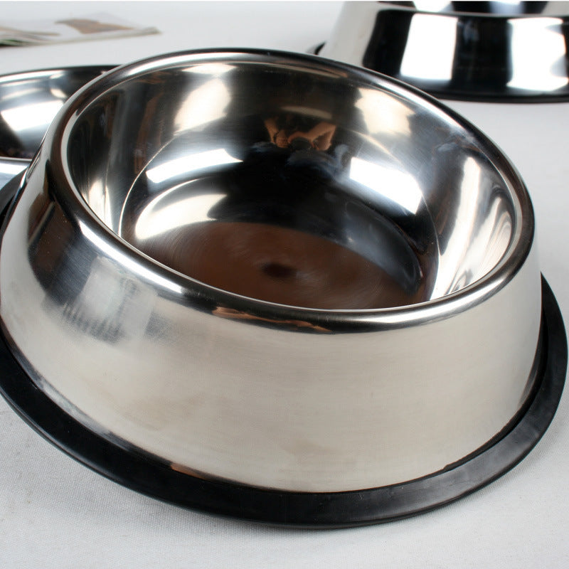Classic Stainless Steel Pet Bowls  Durable, Non-Slip Food & Water Bowls for Dogs & Cats