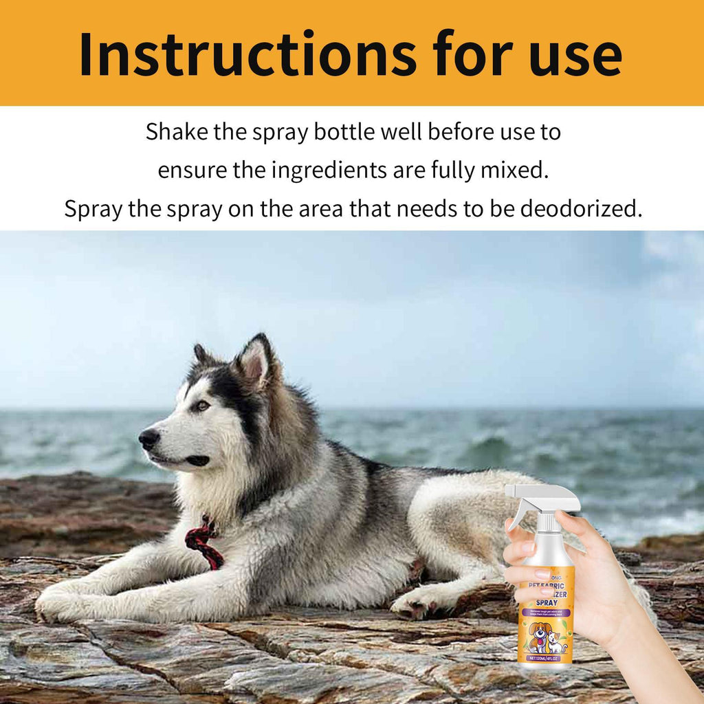 Pet Fabric Deodorizer Spray 🐾 Long-Lasting Freshness for Home & Furniture