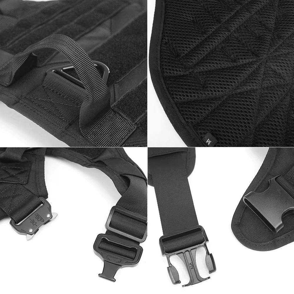 Luxury Pet Harness & Leash Set 🐾 Adjustable Camouflage Nylon for Dogs