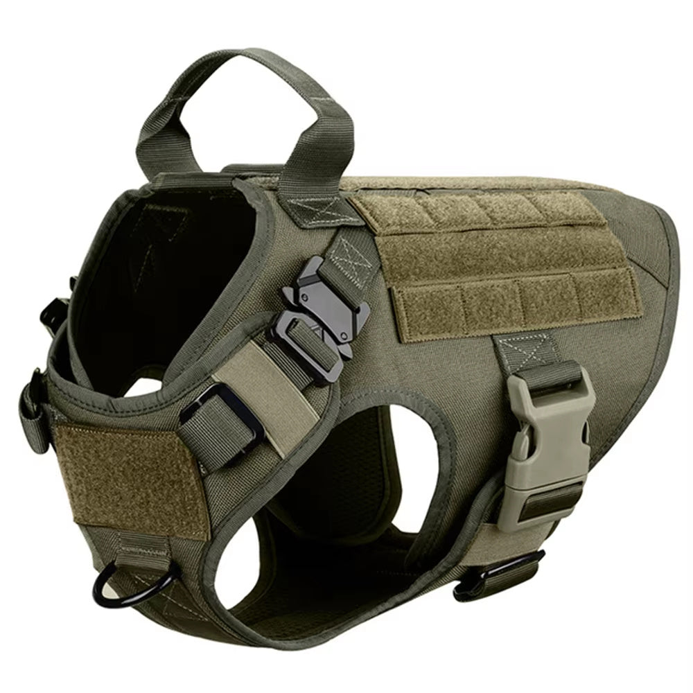 Luxury Pet Harness & Leash Set 🐾 Adjustable Camouflage Nylon for Dogs