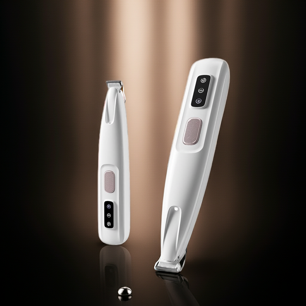 Rechargeable Pet Paw & Hair Trimmer 🐾 Waterproof, Quiet & LED Precision Grooming Tool