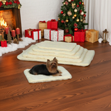 Double-Sided Sherpa Pet Mat - Eco-Friendly Comfort 🐾