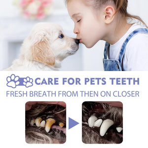 Fresh Breath Pet Dental Spray 🐾 for Dogs & Cats – Plaque & Tartar Care