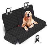 Waterproof Dog Car Seat Cover 🚗🐾 Scratchproof Rear Protector Mat with Seat Belt