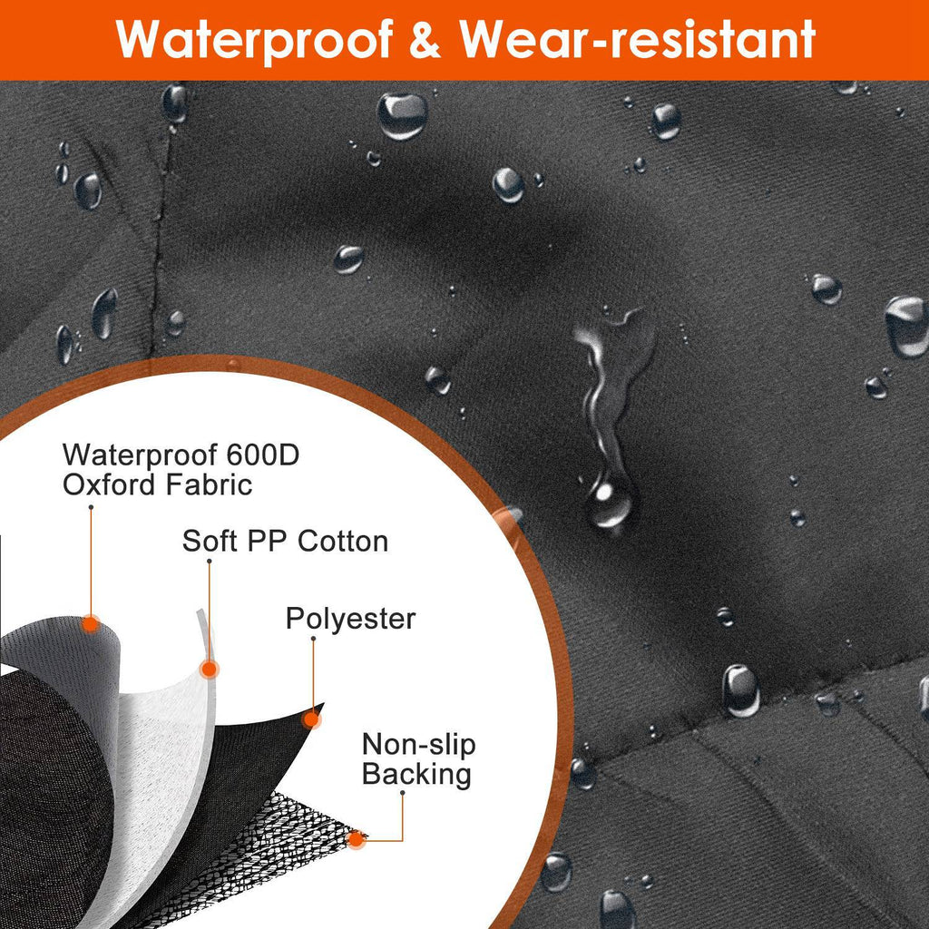 Waterproof Dog Car Seat Cover 🚗🐾 Scratchproof Rear Protector Mat with Seat Belt
