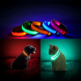 LED Pet Safety Collar 💡🐾 Rechargeable Halo-Style Visibility Collar for Dogs & Cats
